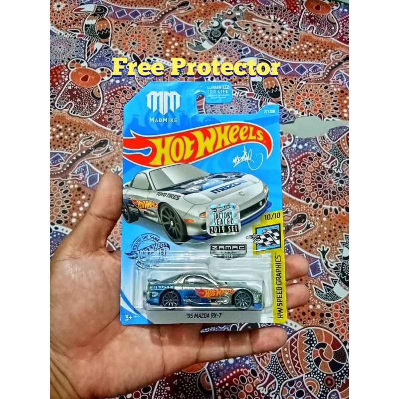 Hotwheels '95 Mazda RX-7 ZAMAC FS