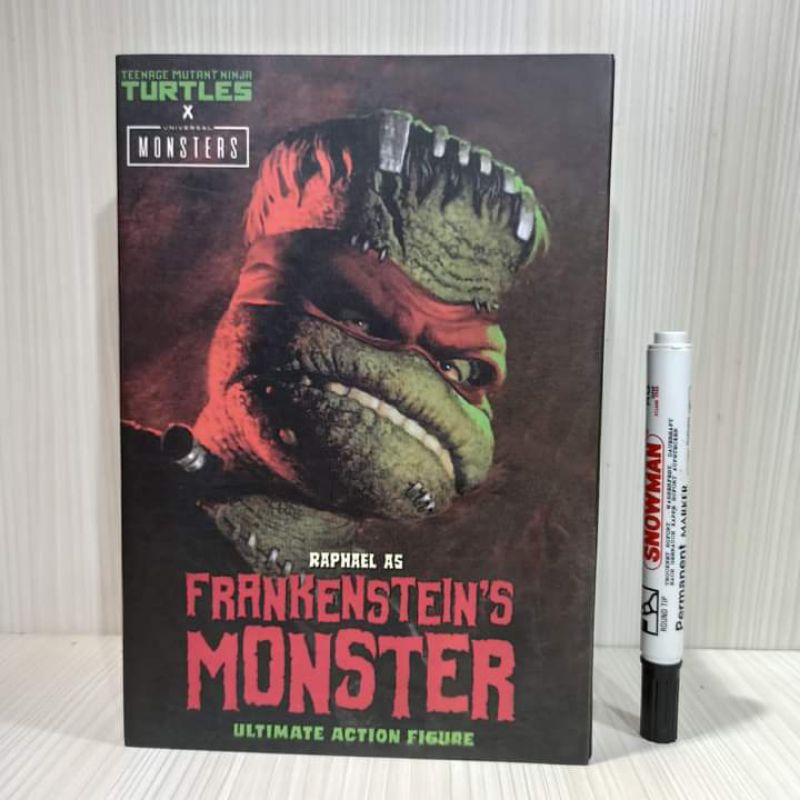 mainan action figureRaphael as frankenstein
neca tmnt x universal monster
tinggi sekitar 7 inch
arti