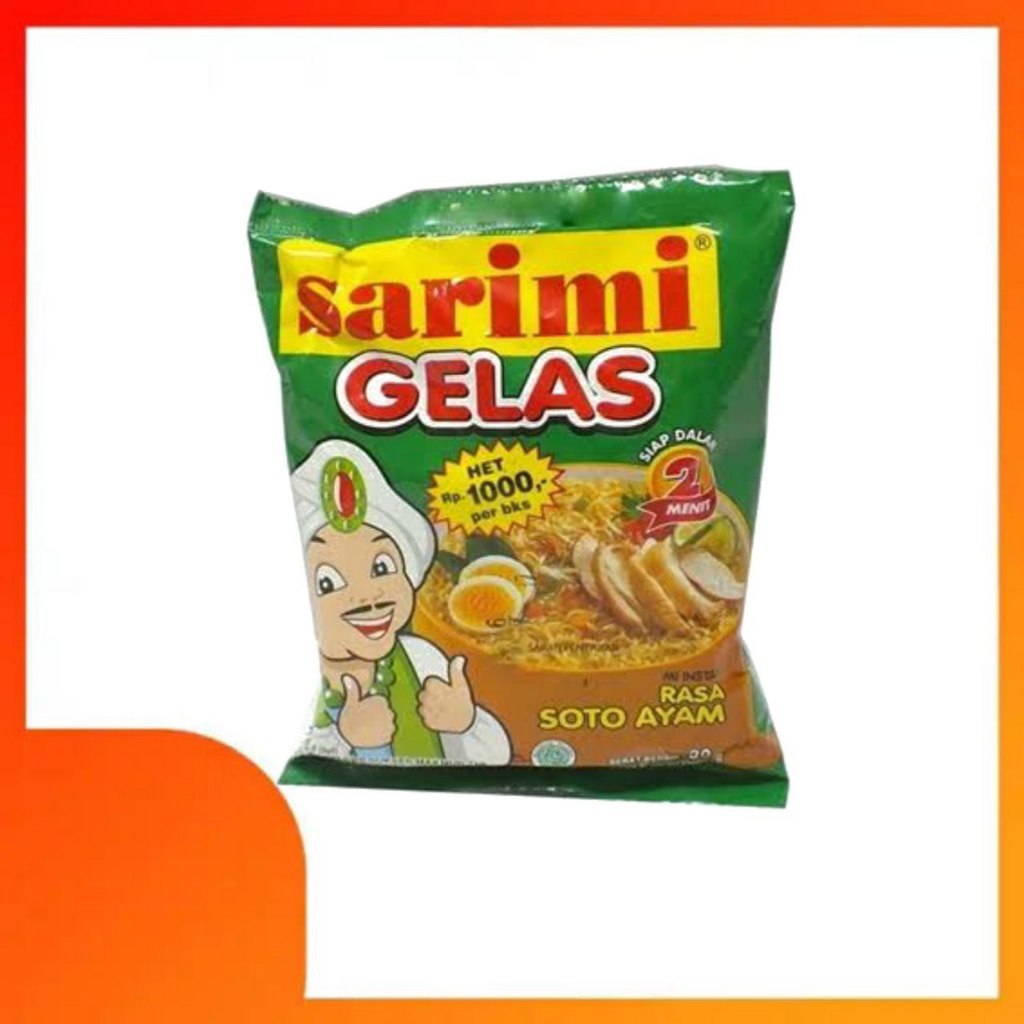 

Sarimi gelas instan 1000 an
