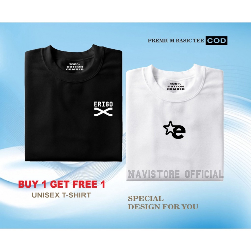 PROMO  PAY 1 OR 2 PCS / Baju Kaos Distro - Kaos Pria Wanita Lengan Pendek / BAHAN TEBAL - Baju Cowok