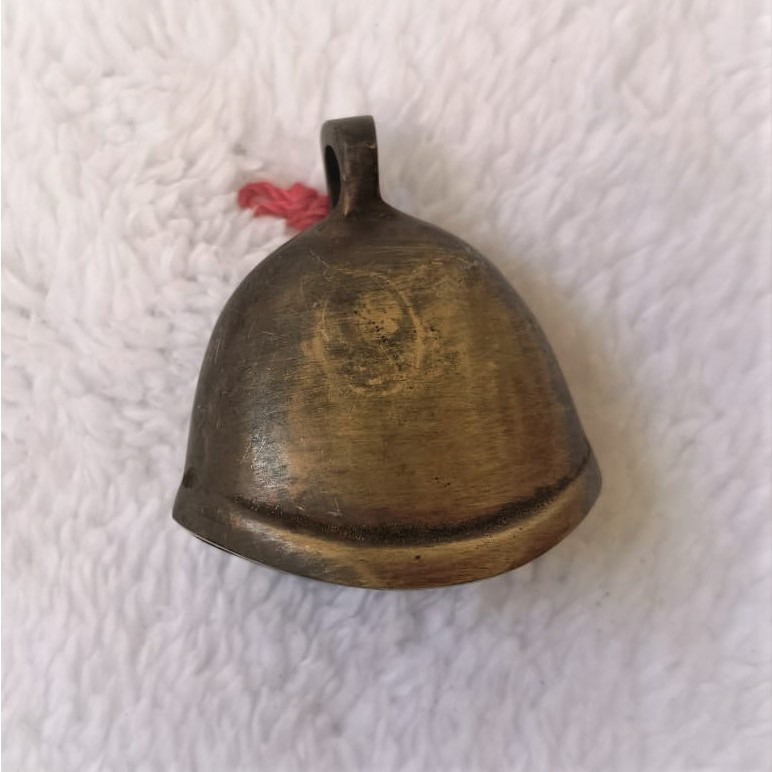 Klontong Mini Vintage Polos terkecil Klinting Bandul Tas - Klintingan Kuningan B311