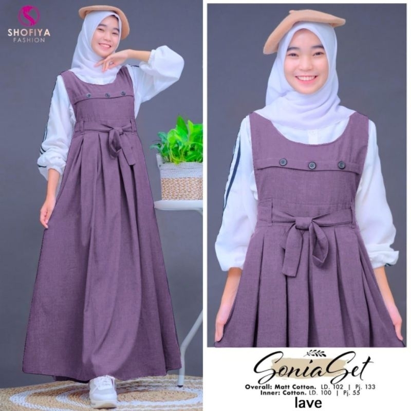 GAMIS SONIA KENANGA SET ORIGINAL SHOFIYA SFS