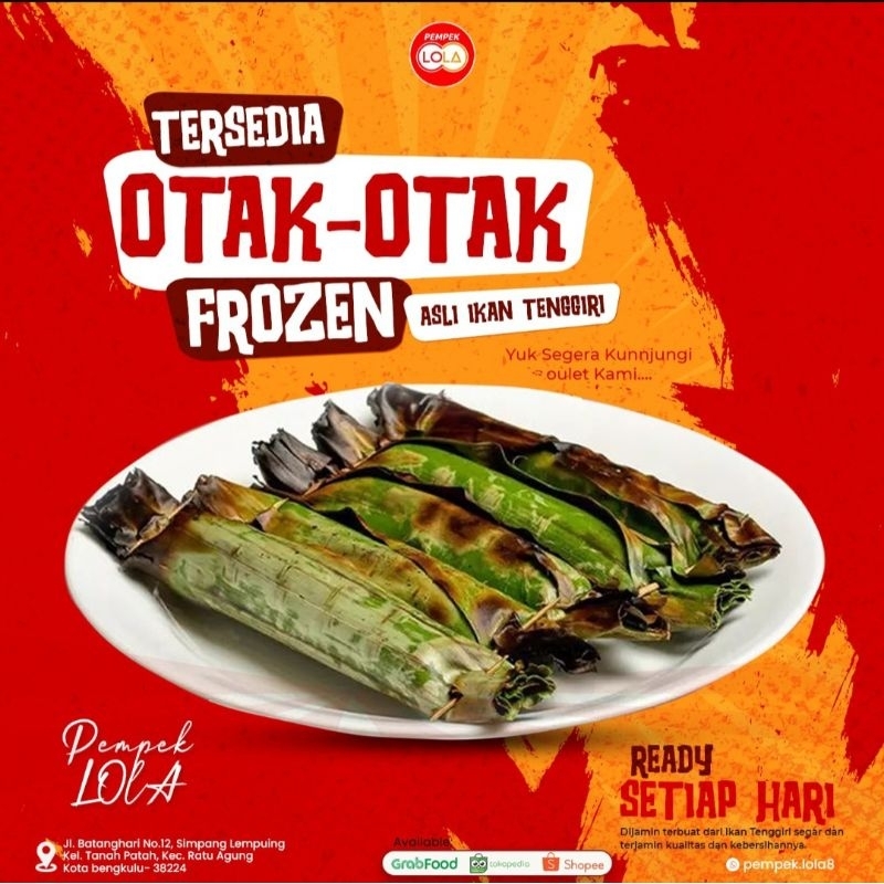 

Pempek LOLA - Otak-otak isi 10pcs - Asli Ikan Tenggiri - Bengkulu (HALAL)