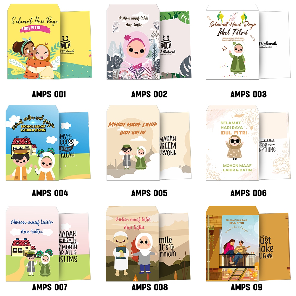 

Amplop Lebaran Idul Fitri Unik Quotes Islam 1 Pack Isi 10 Pcs