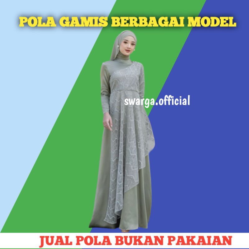 POLA GAMIS EDISI LEBARAN BANYAK MODEL
