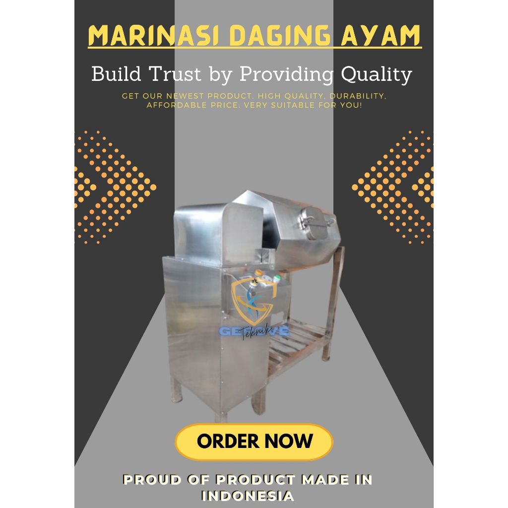 Mesin Marinasi Ayam - Marinasi Daging 10kg/Proses