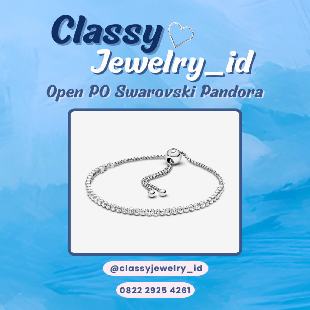 Pandora Sparkling Slider Tennis Bracelet