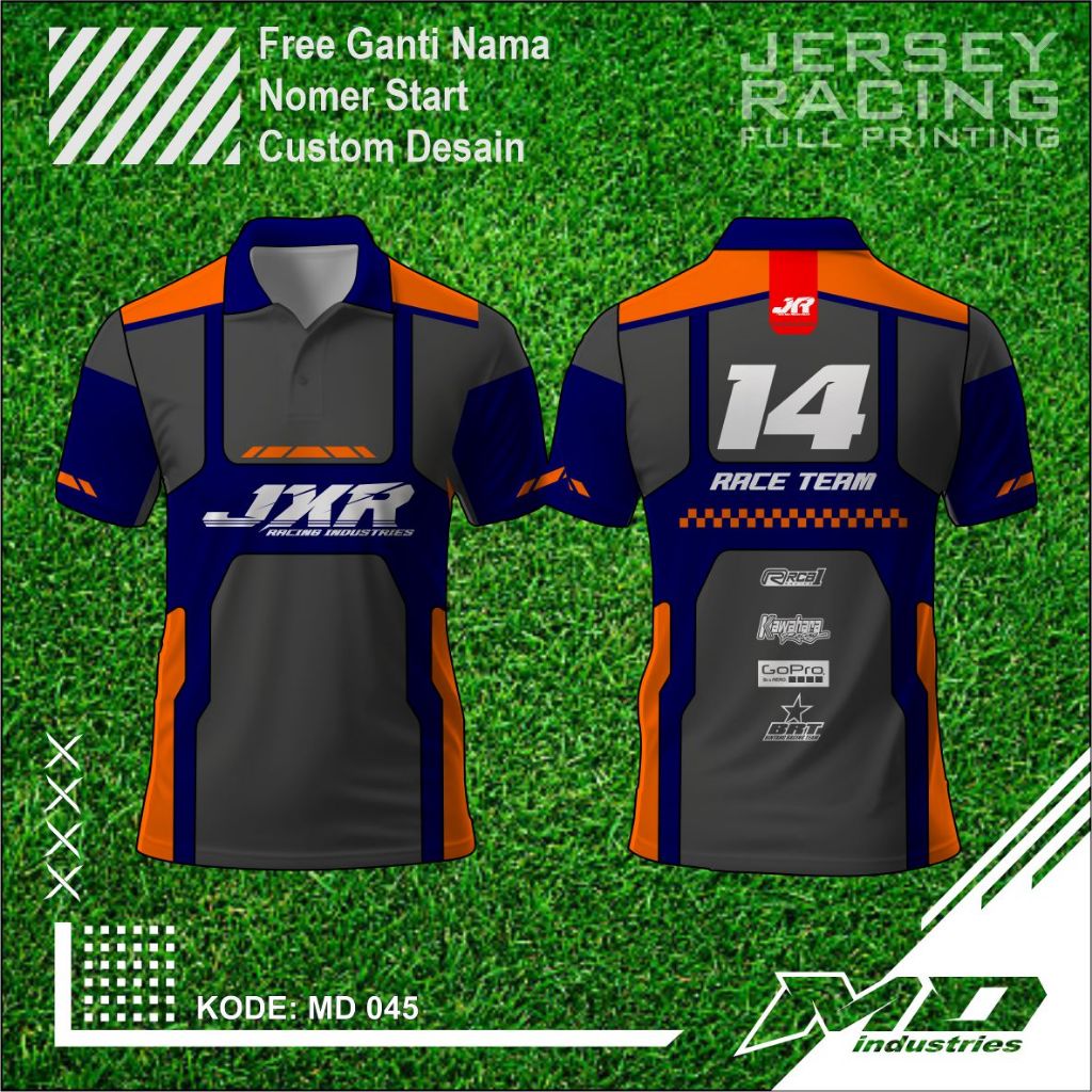 Jersey Balap Desain Keren - Baju Balap Racing Printing - Jersey Simple Keren