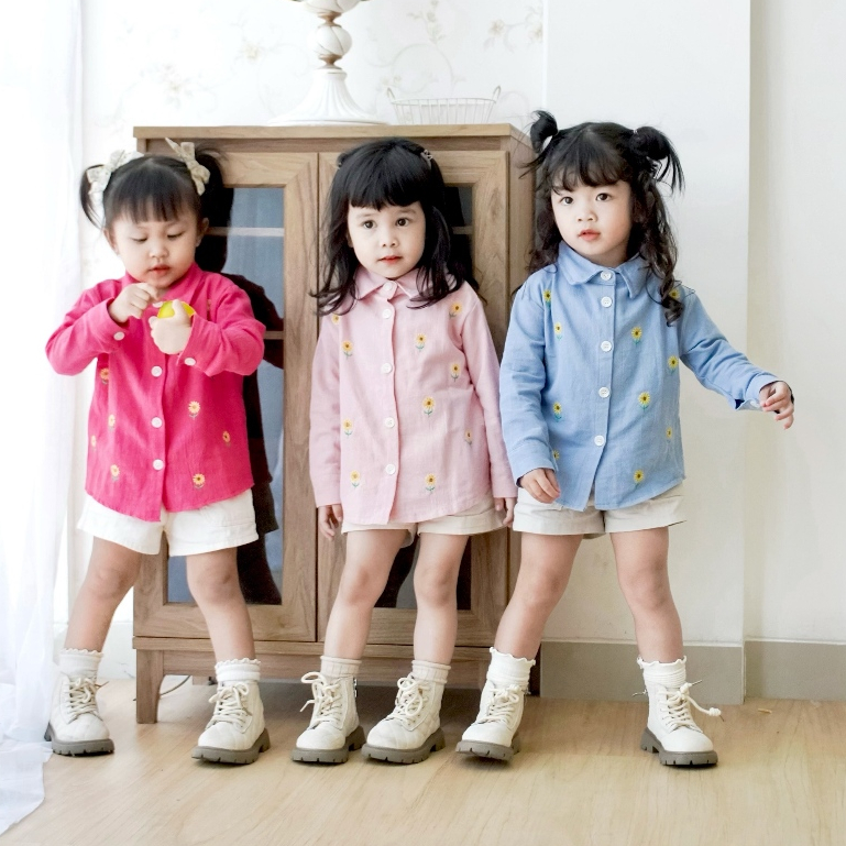 NARA | SUNNY SHIRT | KALUNAKU | KEMEJA ANAK PEREMPUAN