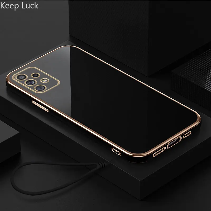 Softcase Samsung A51 Case Luxury Plating Premium Casing