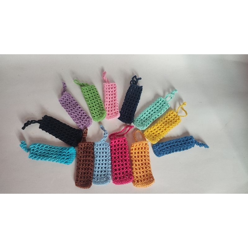 

AMPLOP RAJUT LEBARAN / GANTUNGAN KUNCI / MINI POUCH RAJUT JARING / ANGPAU LEBARAN RAJUT