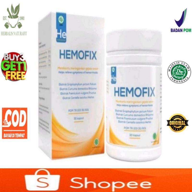 Hemofix Asli Original Obat Wasir Dan Ambien Ampuh