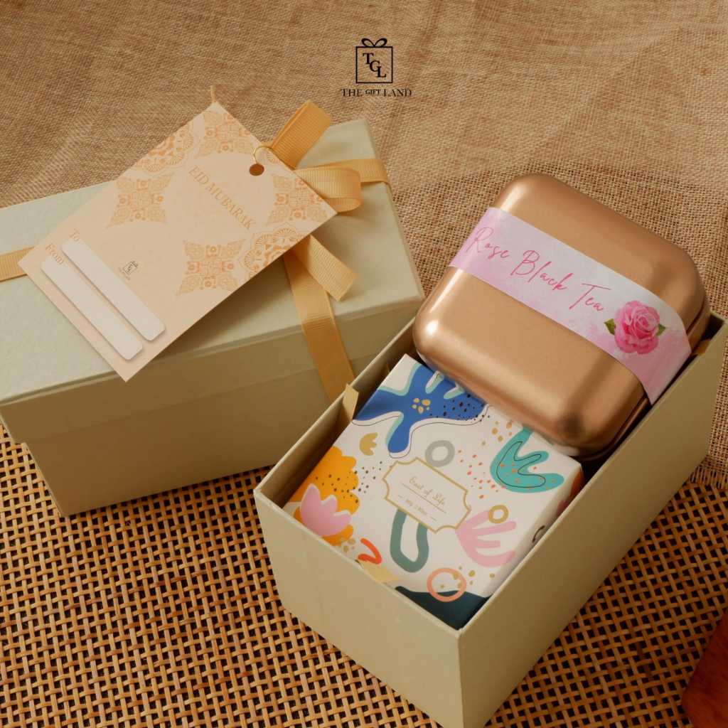 

Gift Set - Hampers Lebaran Idul Fitri Lilin Aromaterapi Flower Tea