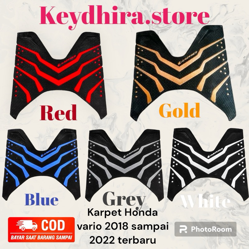 karpet keset motor vario 125/150 new terbaru tahun 2018-2022 karpet keset khusus vario