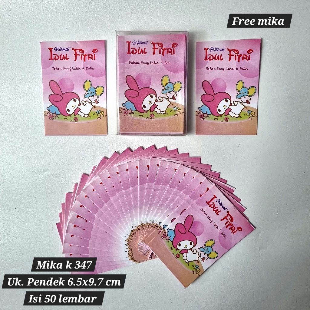 

AMPLOP LEBARAN HARI RAYA IDUL FITRI MURAH MERIAH READY STOCK KOTAK MIKA ISI 50 LEMBAR KARTUN LUCU
