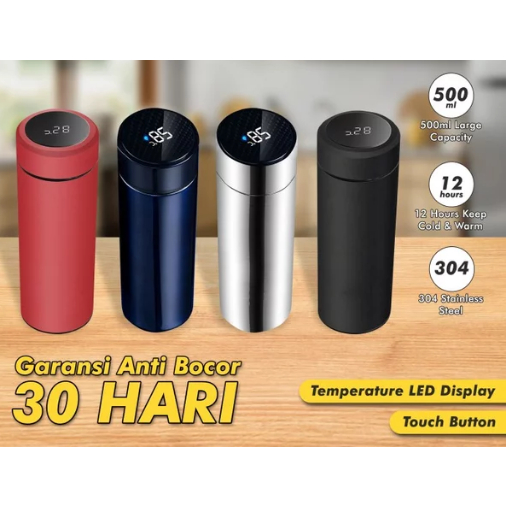tumbler thermos stainless smart temperature LED cup termos minuman