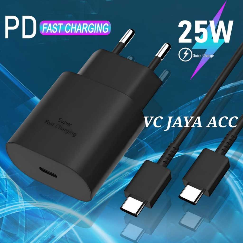 Charger Casan Samsung Original 25W Super Fast Charging TYPE C TO C