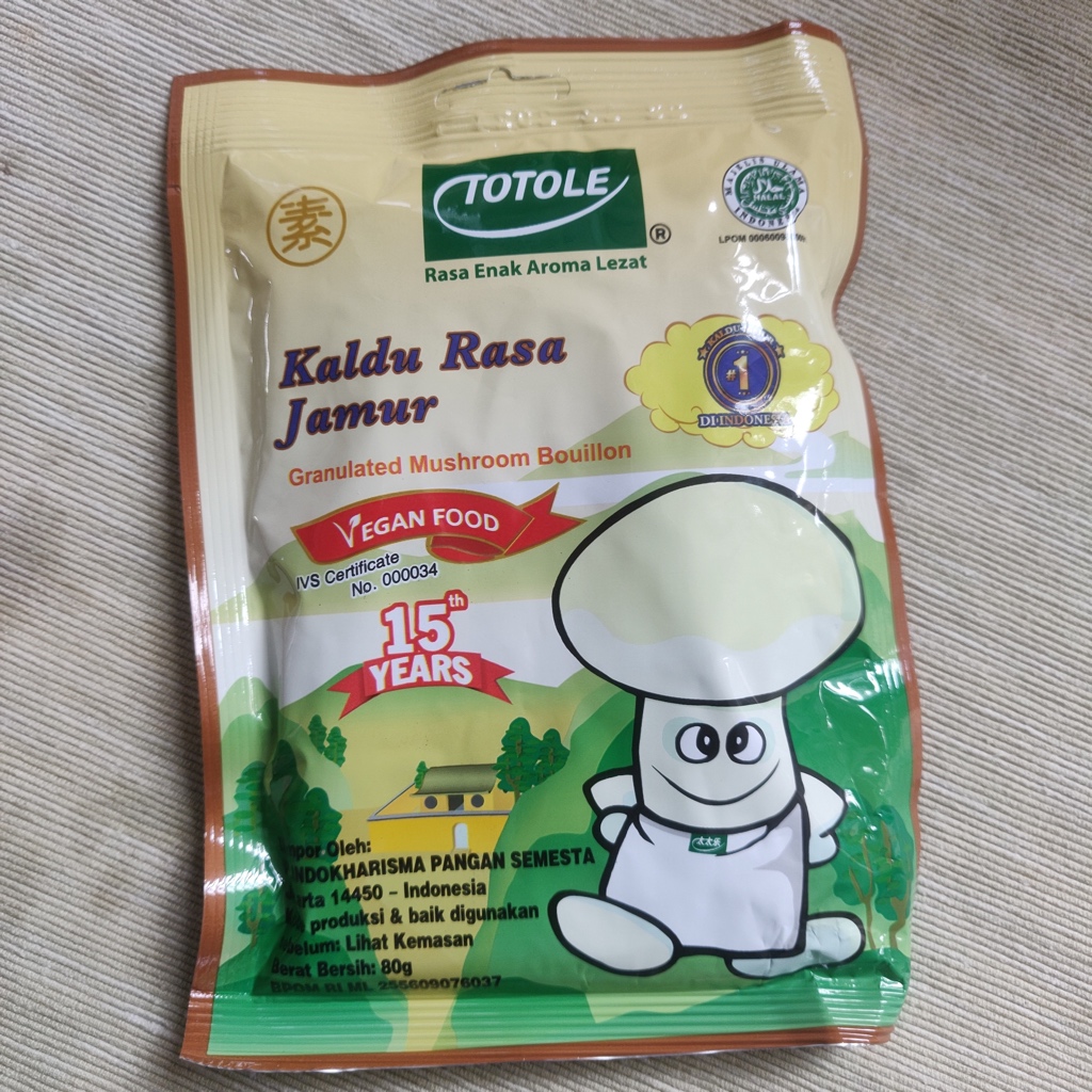 

Kaldu Jamur Totole Kaldu Rasa Jamur Mushroom Bouillon Vegan Food instant