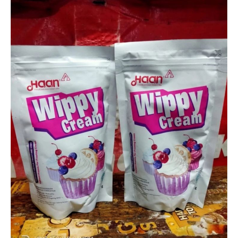 

[Whispers] Wippy Cream Haan 400 gram/whipping cream bubuk