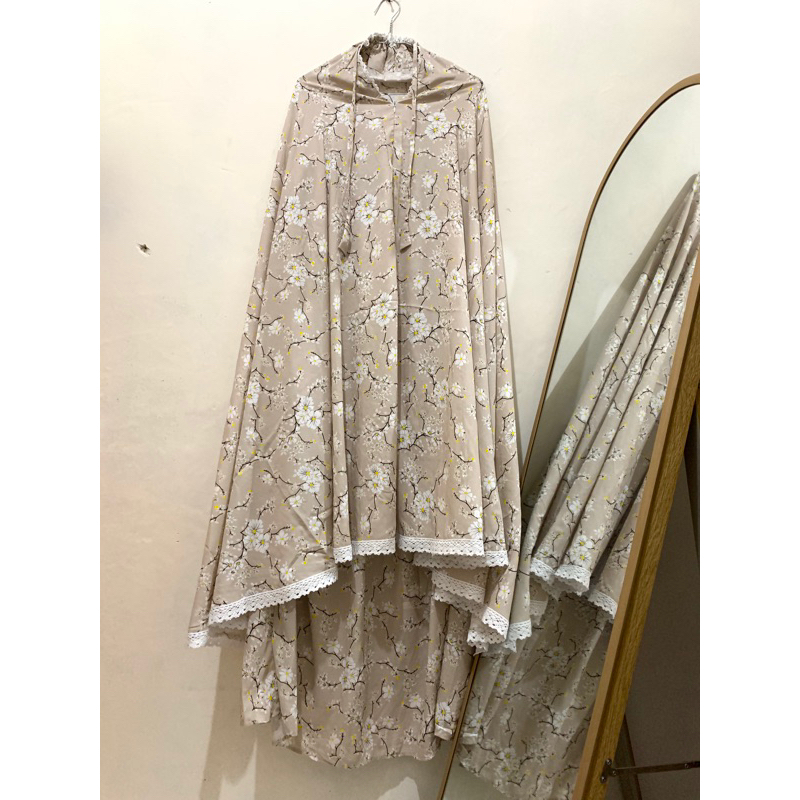 KL| Mukenah rayon dewasa 2in1 (Risleting dan kerut kening)//Mukena rayon daily//Mukena traveling ata