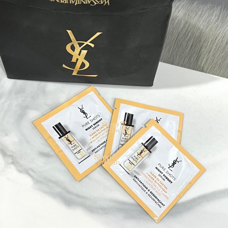 [SAMPLE] YSL PURE SHOTS NIGHT REBOOT SERUM ORIGINAL
