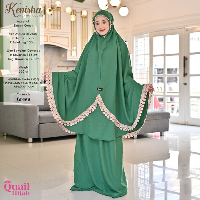 Kenisha Mukena Dewasa QuaiL Hijab