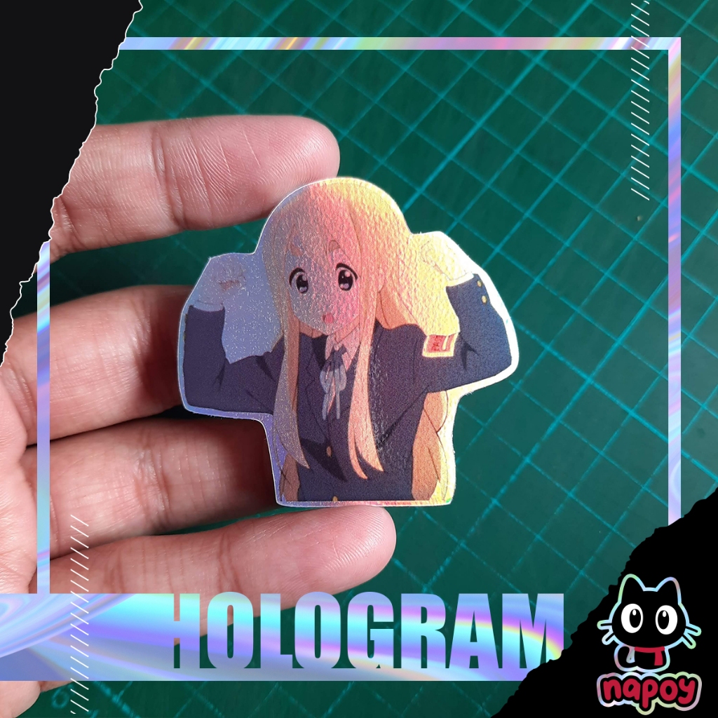 

Stiker Hologram Anime K-ON Tsumugi Kotobuki Mugi kuat