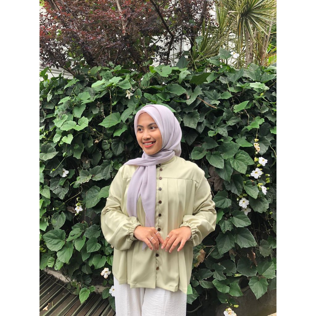 Asma - SHAFEA PREMIUM SILK | Blouse atasan polos cotton silk