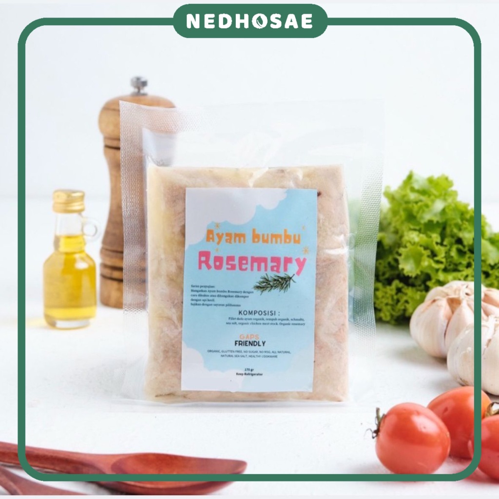 

NUTRITI AYAM ORGANIK BUMBU ROSEMARY | BB BOOSTER | MENU MPASI NUTRIENT DENSE FOOD | MPASI PADAT NUTRISI