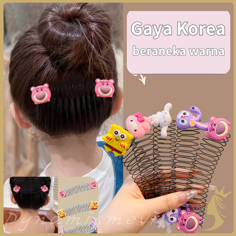 Sisir Rambut Anak-anak Kartun Edisi Diperpanjang Sisir Rambut Tarik Gadis Menyisir Artefak Rambut