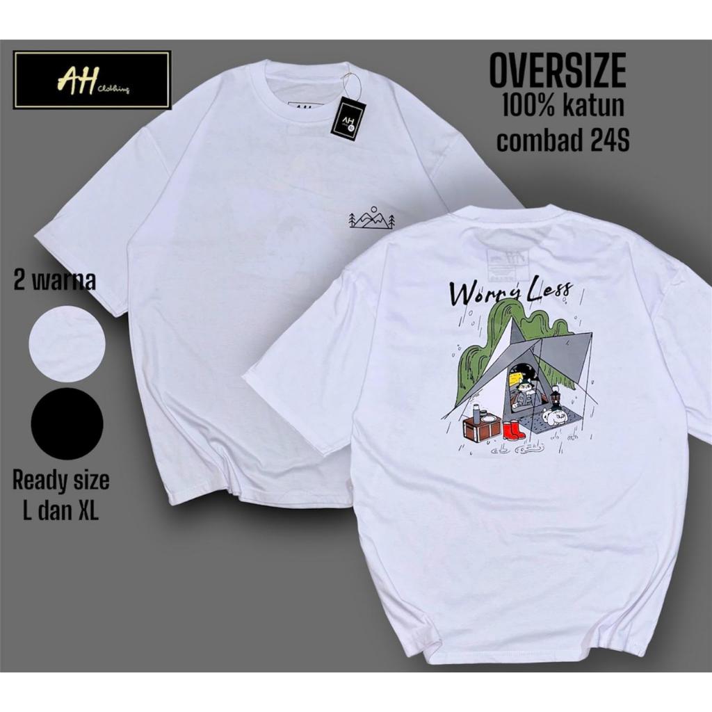 Kaos Pria Wanita AH Clothing (First Edition) Oversize 100% Cotton Combed 24s Full Tag Original Authe