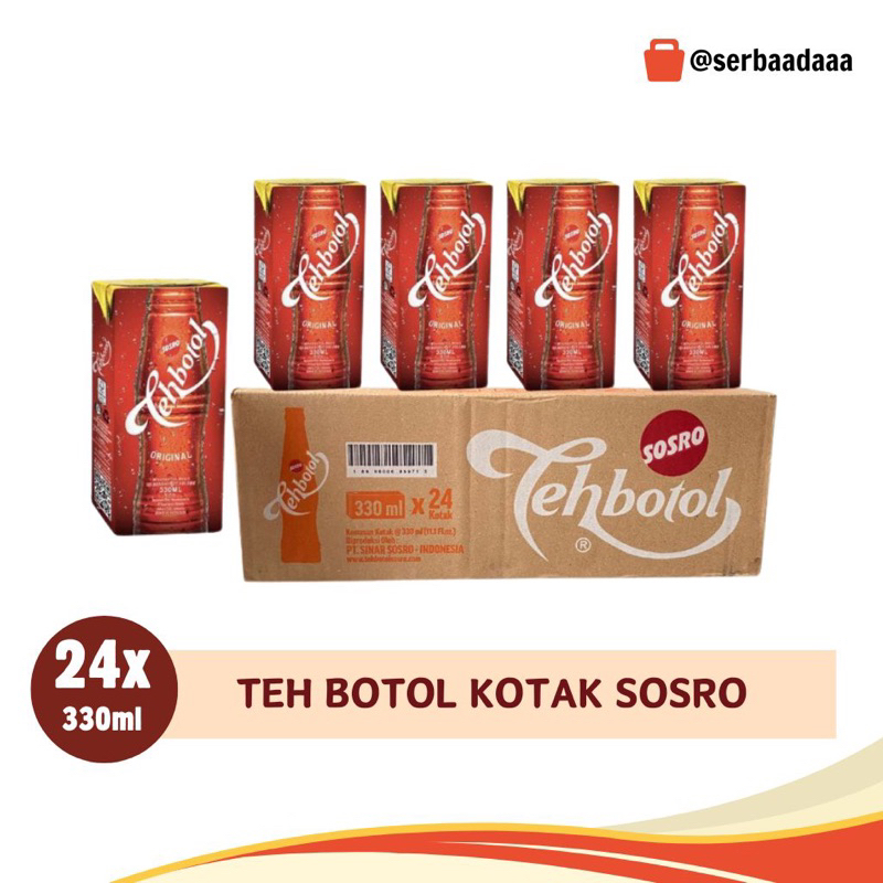 

TEH BOTOL SOSRO KOTAK 330ml ISI 24pcs