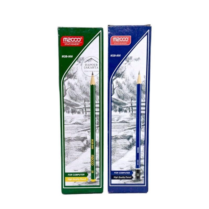 

( 12 PCS ) PENSIL M2000 2B / PENSIL KAYU PENSIL M2B 800 M2B 900/PENSIL KOMPUTER 2B M2000