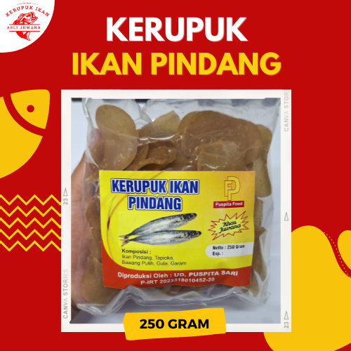 

Kerupuk Ikan Pindang Asli Khas Juwana Pati 250gram