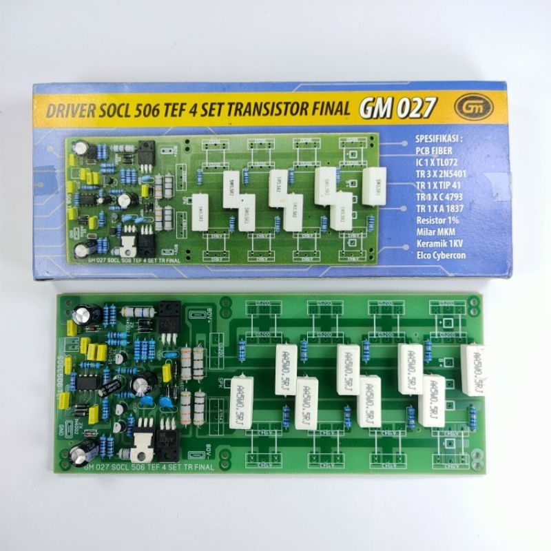 KIT DRIVER SOCL 506 TEF 4 SET TRANSISTOR FINAL GM 027