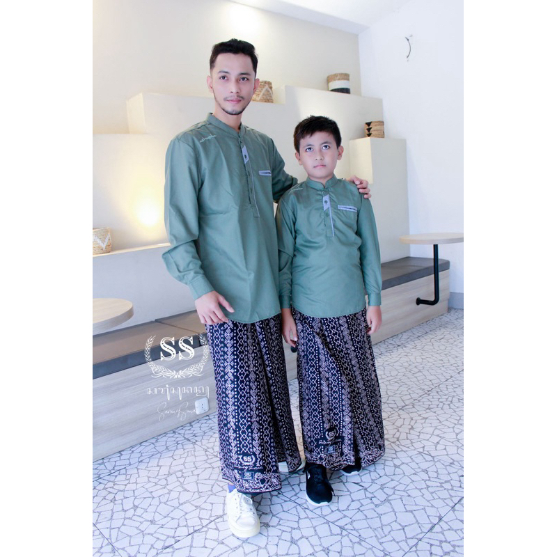 Sarung Sunan Sarung Batik Premium Couple Ayah Dan Anak