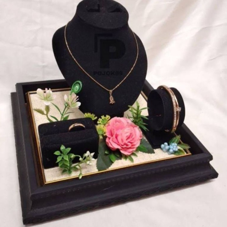 ART W73D Tempat Perhiasan Seserahan  Tempat Perhiasan Seserahan Kalung Gelang Cincin  Tempat Perhias