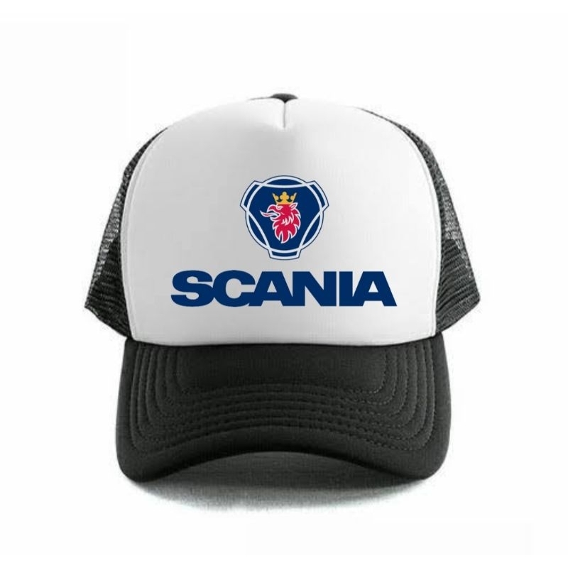 Topi Trucker Dewasa Scania/Topi Jaring Scania/Topi Baseball Scania