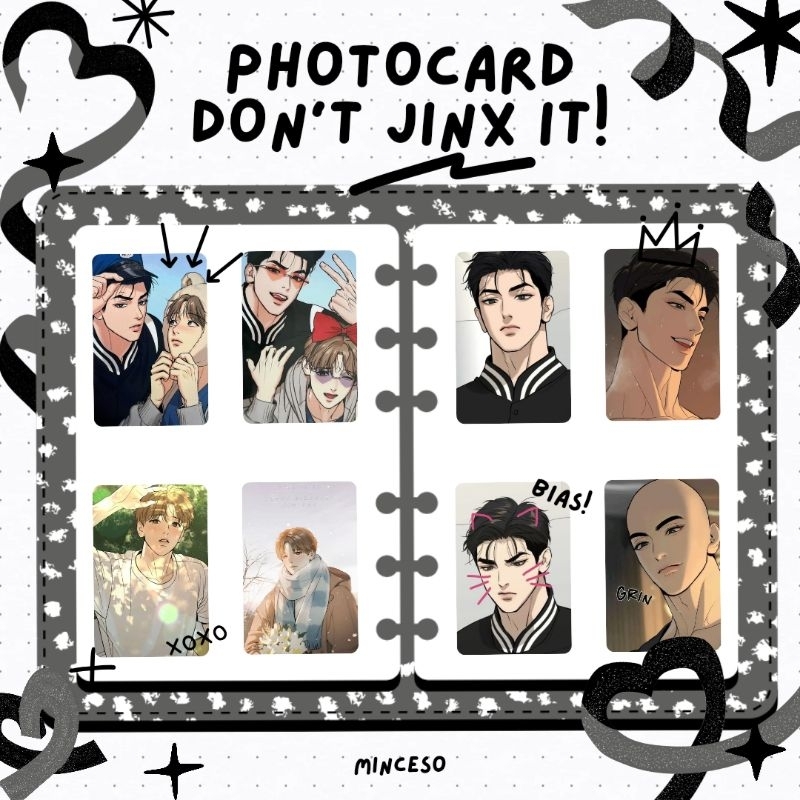 [ISI 5 PCS] PHOTOCARD PC FREEBIES ACARA EVENT MANHWA UN OFFICIAL DONT JINX IT KARTUN ANIMASI WEBTOON