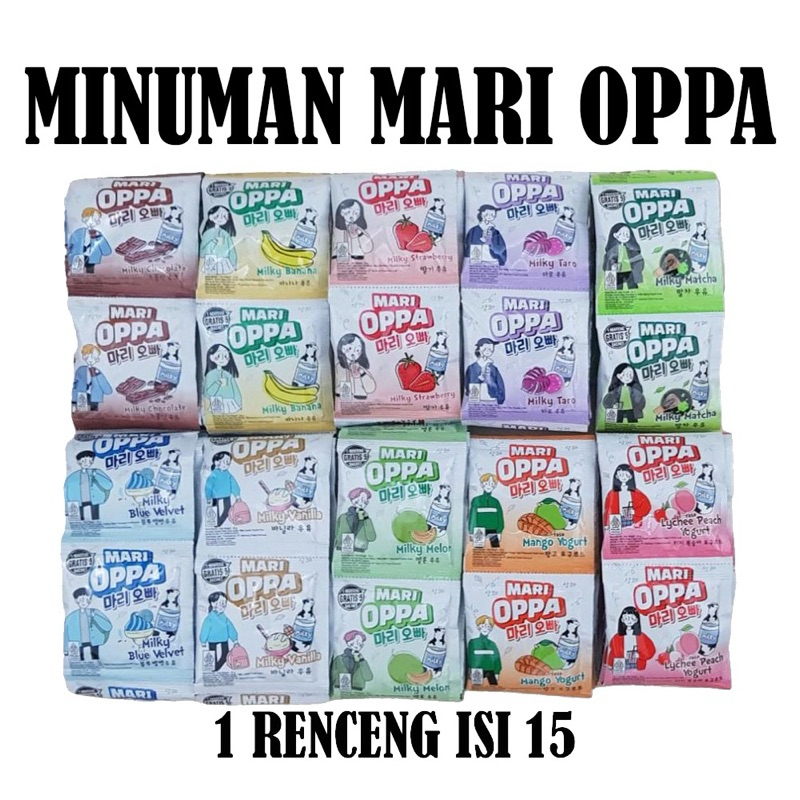 

MINUMAN MARI OPPA RENCENG ISI 15