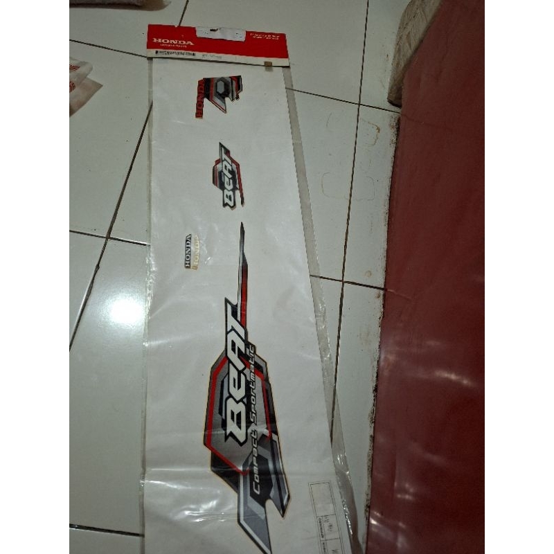 striping beat karbu hitam list body beat karbu original ahm honda kiri saja