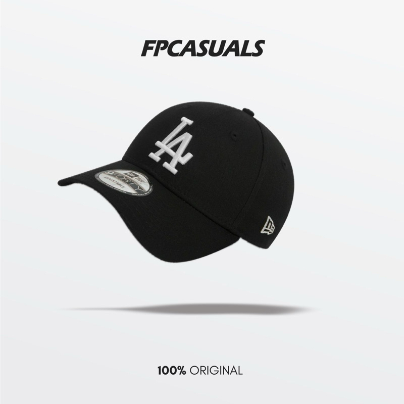 Topi New Era 9forty MLB La Dodgers Baseball Cap Black Authentic Original