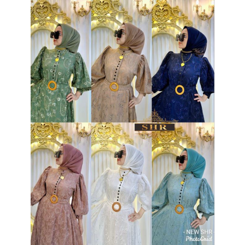 SHR NEW MAXY DRESS GAMIS IMPOR TERBARU SAHIRA