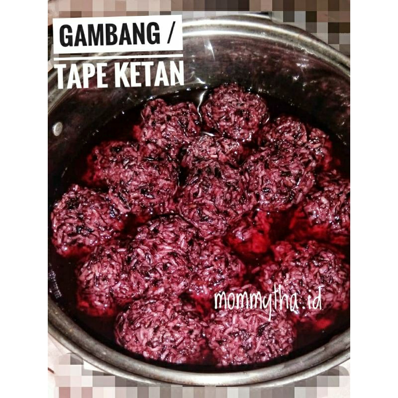 

Gambang / tape ketan hitam khas bugis