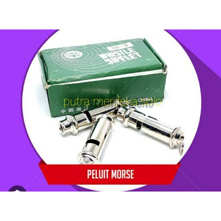 Pluit Pramuka Besi / Pluit Morse Pramuka / Peluit Besi Panjang Pramuka