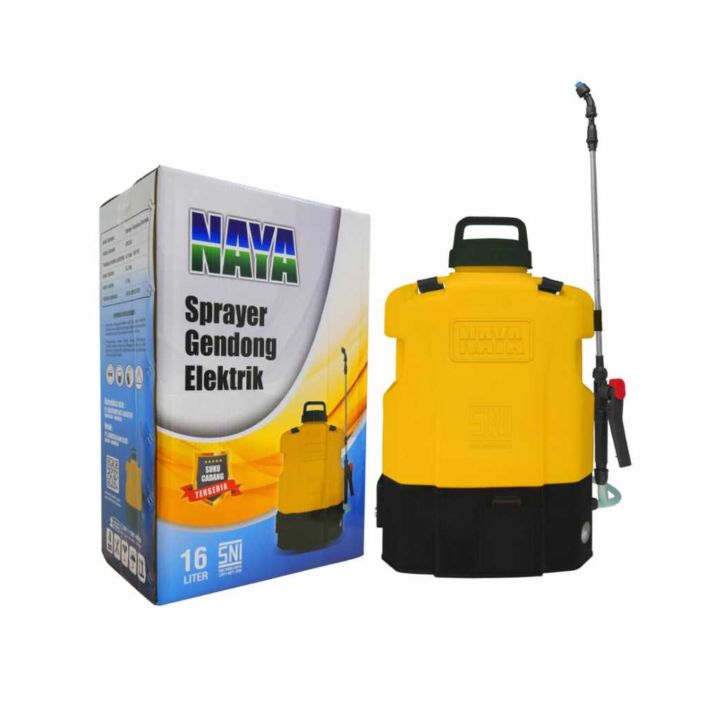 Sprayer Naya Elektrik 16L - Semprotan Tangki Pompa Tanaman Hama DGW
