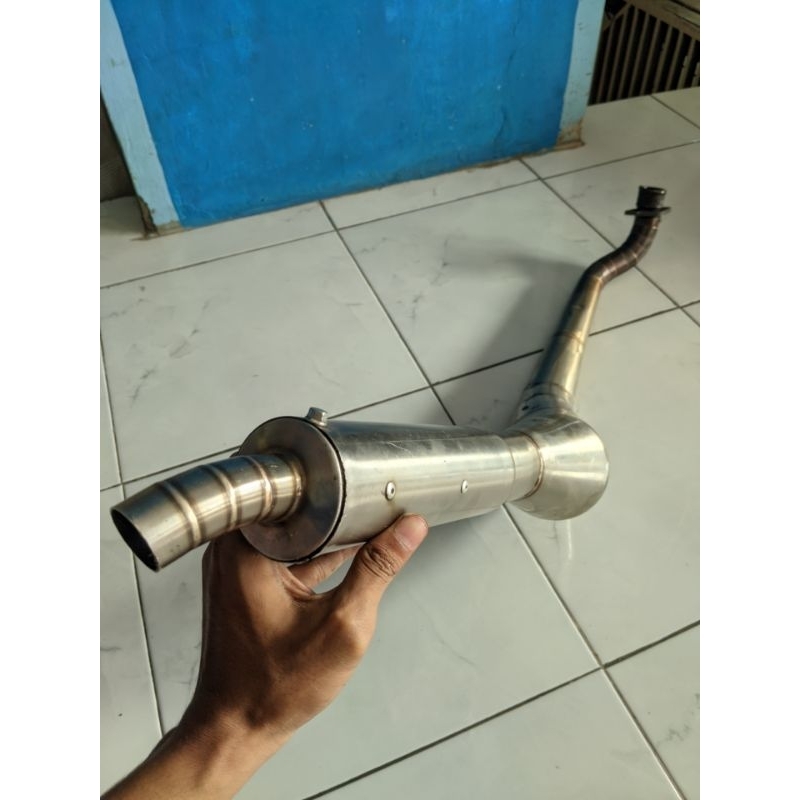 Kenalpot V80 racing stainles