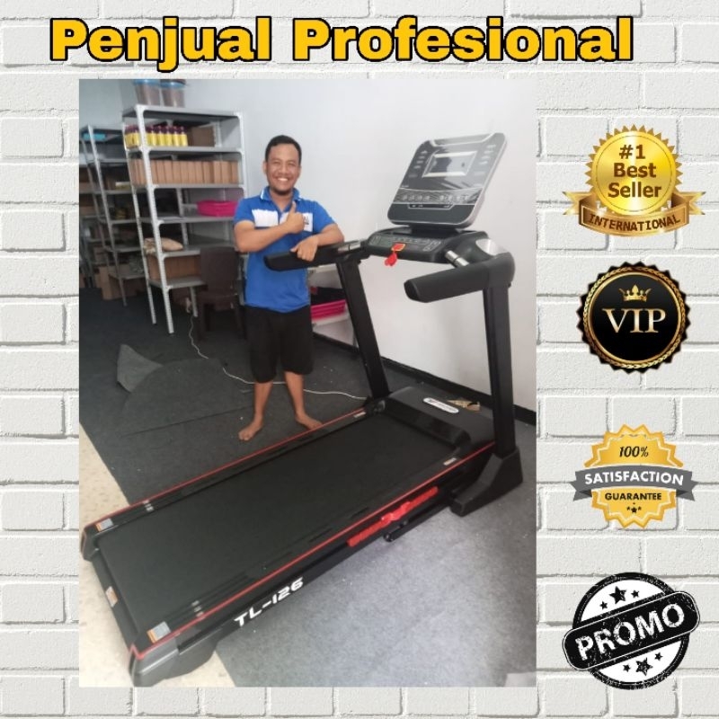 Treadmill Elektrik Besar TL 126 Kuat 150 kg