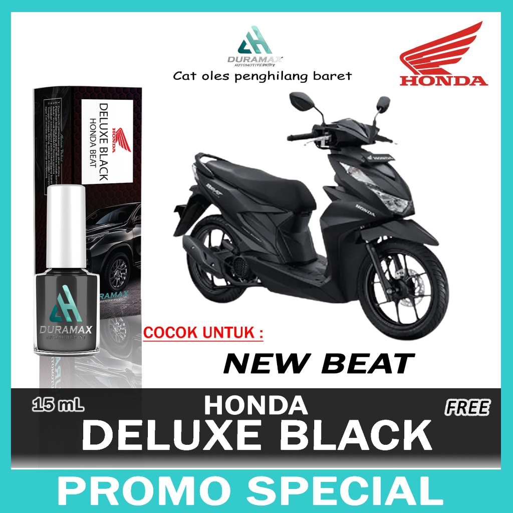 CAT OLES PENGHILANG BARET MOTOR DELUXE BLACK - HONDA ALL NEW BEAT