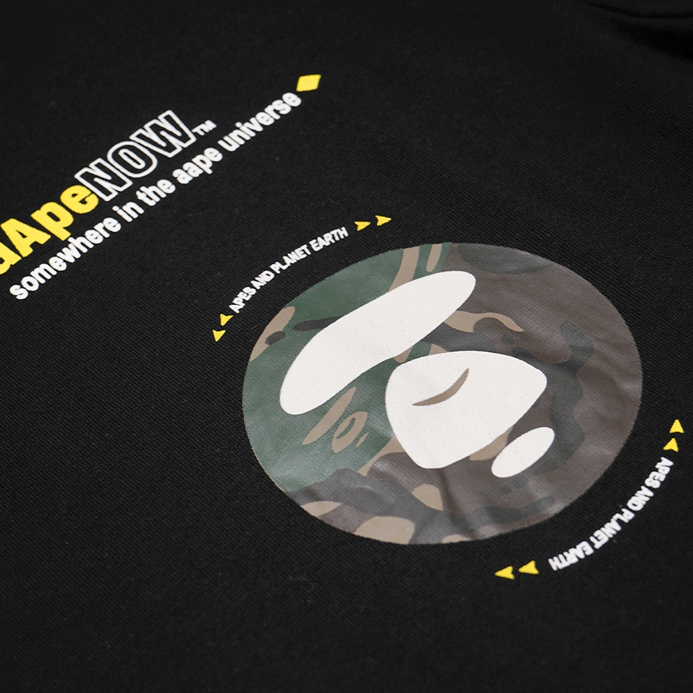 Ready Stock - AAPE Now Green Camo T-Shirt